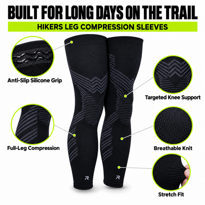 Hikers Leg Compression Sleeves